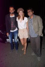 Abhay Deol, Kalki Koechlin, Dibakar Banerjee at Shanghai film screening in Film City, Mumbai on 31st May 2012 (169).JPG