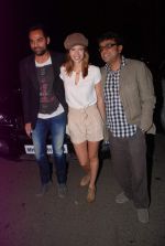 Abhay Deol, Kalki Koechlin, Dibakar Banerjee at Shanghai film screening in Film City, Mumbai on 31st May 2012 (176).JPG