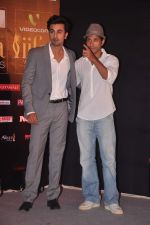 Ranbir Kapoor, Farhan Akhtar at Jaypee IIFA Awards press meet on 1st June 2012 (51).JPG