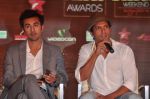 Ranbir Kapoor, Farhan Akhtar at Jaypee IIFA Awards press meet on 1st June 2012 (53).JPG