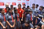 Sachin Tendulkar at NDTV Coca Cola Support My School 100th school launch Kandivali, Mumbai on 1st June 2012 (1).JPG
