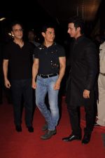 Aamir Khan, Vidhu Vinod Chopra, Sharman Joshi at Ferrari Ki Sawari premiere in Mumbai on 14th June 2012 (46).JPG
