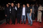 Aamir Khan, Vidhu Vinod Chopra, Sharman Joshi, prem Chopra at Ferrari Ki Sawari premiere in Mumbai on 14th June 2012 (60).JPG