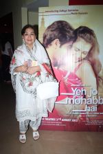 Farida Jalal at the music launch of Yeh Jo Mohabbat Hai in PVR, Juhu, Mumbai on 20th June 2012 (5).JPG