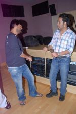 Mika Singh, Wajid at the song recording of Himmat Wala on 20th June 2012 (48).JPG