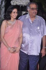 Sridevi, Boney Kapoor at Esha Deol_s wedding reception in five-star hotel,Mumbai on 30th June 2012 (207).JPG