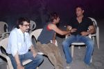 Sunil Shetty, Rajpal Yadav on location of film Mere Dost Picture Abhi Baki Hain in Kandivali, Mumbai on 30th June 2012 (25).JPG