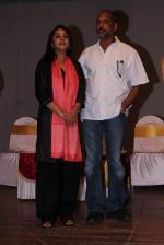 Nana Patekar, Mrinal Kulkarni at press meet for movie based on Baba Amte in Dadar, Mumbai on 4th July 2012 (52).JPG