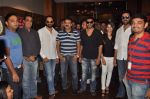 Abhishek Bachchan, Ajay Devgan, Rohit Shetty, Prachi Desai at Bol Bachchan promotions in Fame on 6th July 2012 (62).JPG