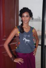 Poorna Jagannathan proudly declares, I AM A VEGETARIAN in new PETA AD in Mumbai on 9th July 2012 (17).JPG