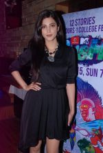 Shruti Hassan at MTV Rush press meet in Red Ant Cafe, Mumbai on 10th July 2012 (11).JPG