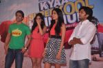 Neha Sharma, Sarah Jane, Tusshar Kapoor, Ritesh Deshmukh at Kya Super Cool Hain Hum promotions in NM College, Mumbai on 21st July 2012 (108).JPG