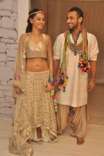 Shibani Dandekar and her choreographer Puneet Pathak will be walking the ramp for Payal Singhal at Lakme Fashion week on 30th July 2012 (19).JPG