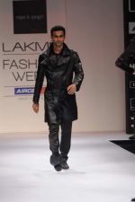 Model walk the ramp for Rajat Tangri show at Lakme Fashion Week 2012 Day 5 in Grand Hyatt on 7th Aug 2012 (61).JPG