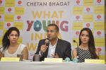 Shazahn Padamsee,Masaba,Chetan Bhagat at Chetan Bhagat_s Book Launch - What Young India Wants in Crosswords, Kemps Corner on 9th Aug 2012 (147).JPG