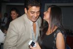 Ravi Kishan and Sambhavna Seth at Sangeeta Tiwari Birthday party in Goregaon Sports Club, Mumbai on 16th Aug 2012.jpg