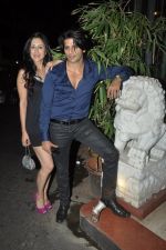 Teejay Siddhu and Karan Vir Bohra  at Ren China Garden launch in Khar on 18th Aug 2012.jpg