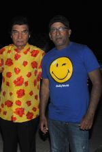 Asrani and Prakash at Pyaar Ka Bhopu Baja Diya� The New Celebration Anthem of the film Balwinder singh ..famous ho gaya on 21st Aug 2012.JPG