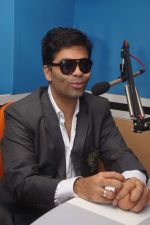 Karan Johar at Student of the Year Promotion in Radio FM 93.5 & Radio Mirchi 98.3 FM, Mumbai on 3rd Sept 2012 (10).JPG