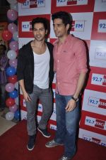 Varun Dhawan, Sidharth Malhotra at the promotion of film Student Of The Year team celebrates Teacher_s Day at 92.7 BIG FM on 5th Sept 2012 (73).JPG