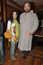 Kabir Bedi, Parveen Dusanj at Minty Tejpal_s book launch in Le Mangii on 12th Sept 2012 (74).JPG