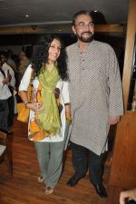 Kabir Bedi, Parveen Dusanj at Minty Tejpal_s book launch in Le Mangii on 12th Sept 2012 (75).JPG