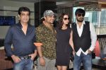 Preity Zinta, Kishan Kumar, Sajid, Wajid at the Audio release of Ishkq In Paris in Mumbai on 17th Sept 2012 (27).JPG