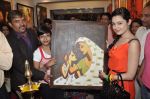 Yuvika Chaudhary at JS art gallery for artist Suraj Laheru in Santacruz, Mumbai on 16th Sept 2012 (27).JPG