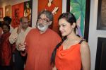 Yuvika Chaudhary at JS art gallery for artist Suraj Laheru in Santacruz, Mumbai on 16th Sept 2012 (43).JPG