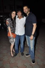 anu with chunky and sunny at Chunky Pandey_s birthday bash in Mumbai on 25th Sept 2012.JPG