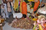 Rajpal Yadav visits Ganesha in Oberoi Mall, Mumbai on 27th Sept 2012 (2).JPG