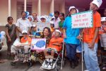 Perizaad Zorabian flags of rally for the cause of cerebral palsy in india on 2nd Oct 2012 (134).JPG