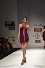 Model walk the ramp for Nalandda Show at Wills Lifestyle India Fashion Week 2012 day 3 on 8th Oct 2012 (62).JPG