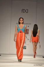 Model walk the ramp for Shivan and Narresh Show at Wills Lifestyle India Fashion Week 2012 day 5 on 10th Oct 2012 (20).JPG