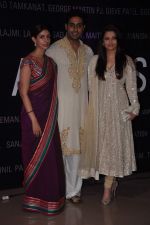 Abhishek Bachchan, Aishwarya Rai Bachchan at Seventy Art show for Big B_s birthday in Mumbai on 11th Oct 2012 (123).JPG