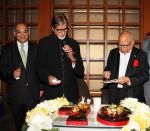 Amitabh Bachchan and Capt. Nair at the 70th birthday celebrations of Mr. Bachchan, at The Leela Mumbai (1).jpg
