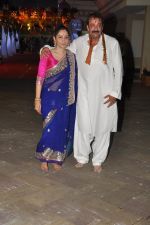 Sanjay Dutt, Manyata Dutt at Sanjay and Manyata Dutt_s Mata Ki Chowki in Bandra, Mumbai on 16th Oct 2012 (33).JPG