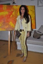 Krishika Lulla at the launch of Rouble Nagi_s exhibition in Olive, Mumbai on 23rd Oct 2012 (76).JPG