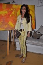Krishika Lulla at the launch of Rouble Nagi_s exhibition in Olive, Mumbai on 23rd Oct 2012 (78).JPG