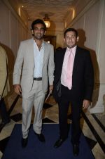 zaheer khan and ajit agarkar at Sunil Gavaskar honour by Ulysse Nardin in Mumbai on 3rd Nov 2012.JPG