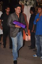 Sajid Khan at the Wedding reception of Navin and Mahek Shetty in Mumbai on 11th Nov 2012 (74).JPG