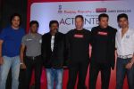 Rahul Roy, Anand Kumar, Chitah Yagnesh Shetty, James Bomalick, Sanjay Gokal & Gurmeet Choudhary at the launch of Hollywood Action Unit ACTIONTEK INDIA in Novatel, Juhu, Mumbai on 17th Nov 2012.JPG