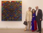 Sangeeta Chopra with Nitin & Jyoti Kasliwal  at SH Raza art show in Jehangir, Mumbai on 27th Nov 2012.jpg