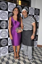 Rashmi Uday Singh with PizzaExpress international trainer Johney Rai at Pizza Express launch in Colaba, Mumbai on 19th Dec 2012.JPG