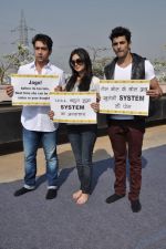 Adhyayan Suman leads protest against rapists in Powai on 22nd Dec 2012 (26).JPG