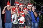 Rakhi Sawant spends Christmas with kids at home in Andheri, Mumbai on 24th Dec 2012 (11).JPG