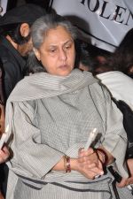 Jaya Bachchan at the peace march for the Delhi victim in Mumbai on 29th Dec 2012 (252).JPG
