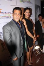 Salman Khan and Nargis Fakhri at the celebration for America National Day.JPG
