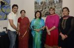 Queen of Jaipur Vidya Ji at Hacienda art gallery to launch silver exhibition in Kalaghoda, Mumbai on 16th Jan 2013 (30).JPG