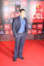 Salman Khan at CCL red carpet in Mumbai on 19th Jan 2013 (168).JPG